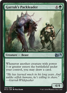 Magic 2015 283/269 Garruk's Packleader