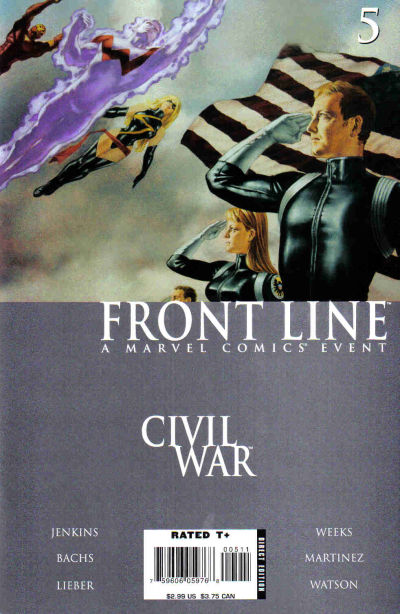 Civil war Front Line #5 Marvel Comics (2006)