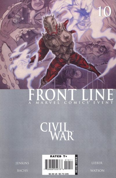 Civil War Front Line #10 Marvel Comics