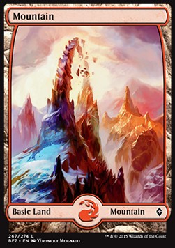 Battle for Zendikar 267/274 Mountain (Full Art)