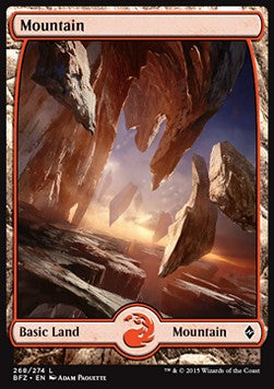 Battle for Zendikar 268/274 Mountain (Full Art)