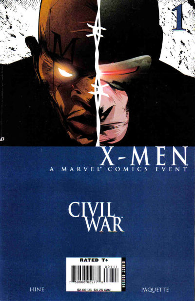 Civil War X-men #1 Marvel Comics (2006)