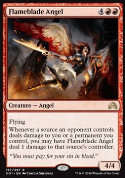 Shadows Over Innistrad 157/297 Flameblade Angel