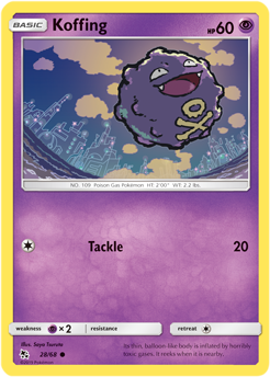 Hidden Fates 28/68 Koffing