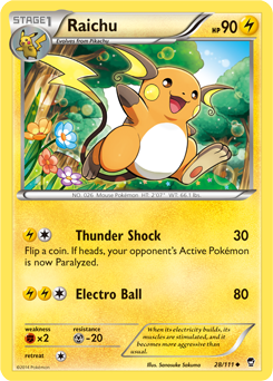 Furious Fists 028/111 Raichu