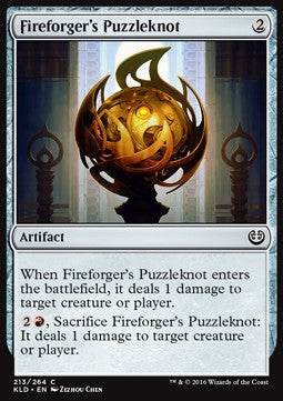 Kaladesh 213/264 Fireforger's Puzzleknot (Foil)