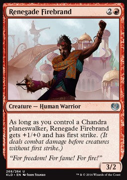 Kaladesh 268/264 Renegade Firebrand