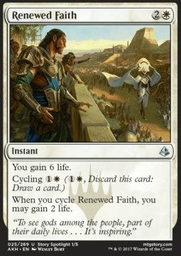 Amonkhet 025/269 Renewed Faith