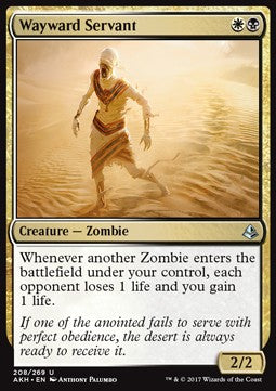 Amonkhet 208/269 Wayward Servant