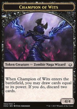 Champion of Wits 002/012 - Warrior 017/025 Hour of Devastation Token