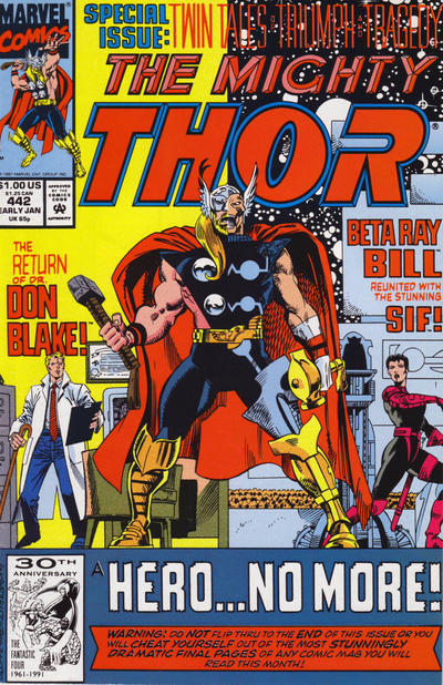 The Mighty Thor #442 Marvel Comics (1966)