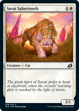 Ikoria: Lair of Behemoths 029/274 Savai Sabertooth (Foil)