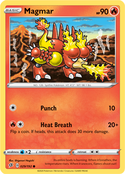 Rebel Clash 029/192 Magmar