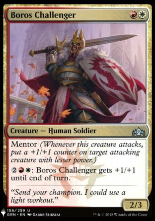 The List - Guilds of Ravnica 156/259 Boros Challenger