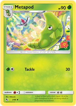 Hidden Fates 02/68 Metapod