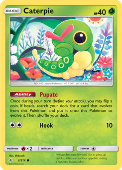 Unbroken Bonds 002/214 Caterpie