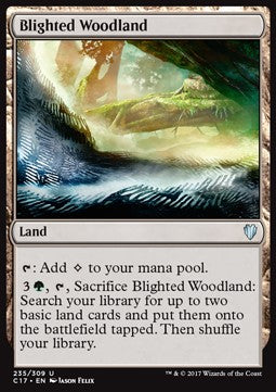 Commander 2017 235/309 Blighted Woodland