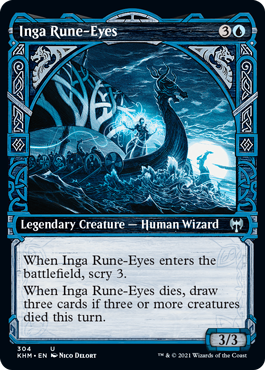 Kaldheim 304 Inga Rune-Eyes (Showcase Frame)