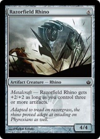 Mirrodin Besieged 127/155 Razorfield Rhino