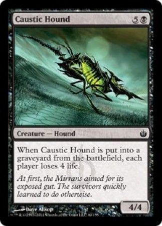 Mirrodin Besieged 040/155 Caustic Hound