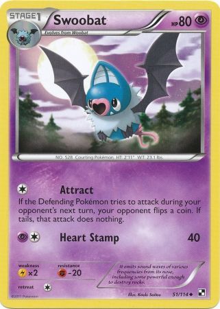 Black & White 051/114 Swoobat