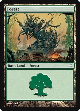 New Phyrexia 174/175 Forest