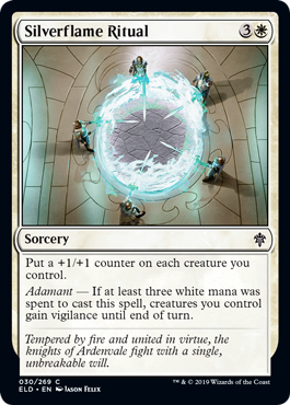 Throne of Eldraine 030/269 Silverflame Ritual