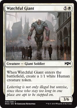 Ravnica Allegiance 030/259 Watchful Giant