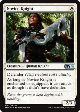 Core Set 2019 030/280 Novice Knight