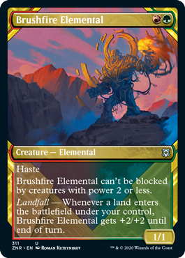 Zendikar Rising 311 Brushfire Elemental