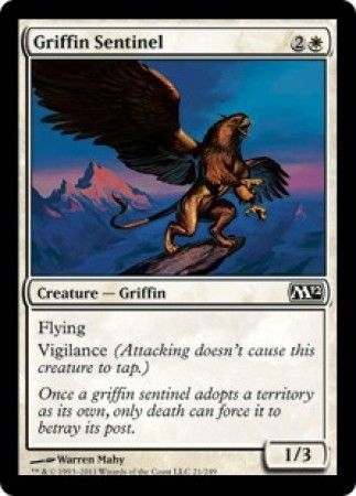 Magic 2012 021/249 Griffin Sentinel