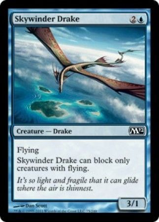 Magic 2012 075/249 Skywinder Drake