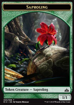 Saproling 003/006 Rivals of Ixalan Token