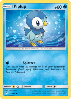 Ultra Prism 031/156 Piplup