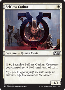 Magic 2015 031/269 Selfless Cathar