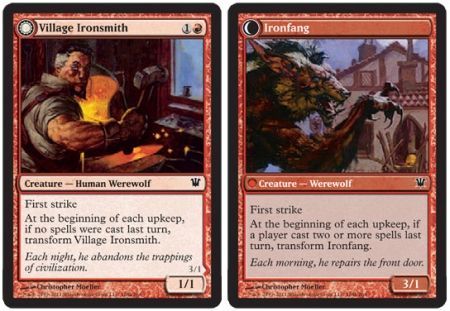 Innistrad 168/264 Village Ironsmith/Ironfang