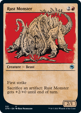 Adventures in the Forgotten Realms 321 Rust Monster (Rulebook Art)