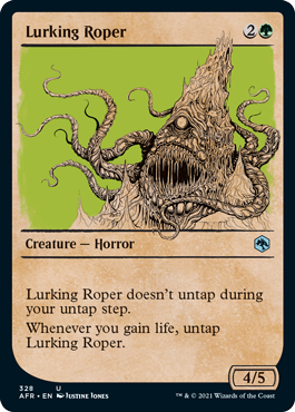 Adventures in the Forgotten Realms 328 Lurking Roper (Rulebook Art)