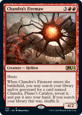 Core Set 2021 333 Chandra's Firemaw (Planeswalker Deck)