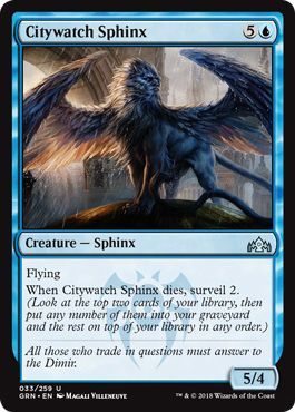 Guilds of Ravnica 033/259 Citywatch Sphinx