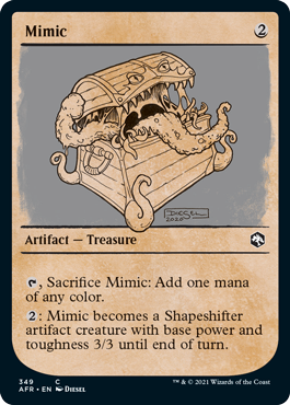 Adventures in the Forgotten Realms 349 Mimic (Rulebook Art)