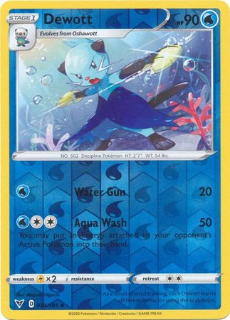 Vivid Voltage 034/185 Dewott (Reverse Holo)