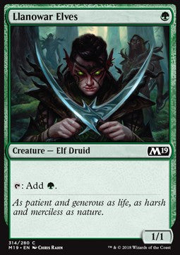 Core Set 2019 314/280 Llanowar Elves