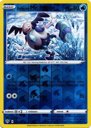 Darkness Ablaze 035/189 Galarian Mr. Mime (Reverse Holo)