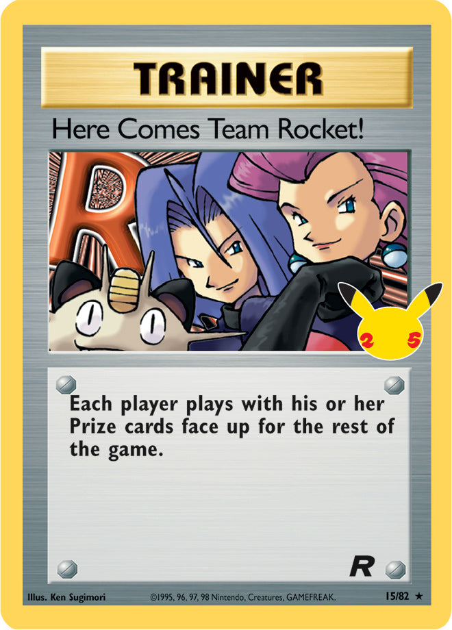 Celebrations Classic Collection 15/82 Here Comes Team Rocket! (Holo)