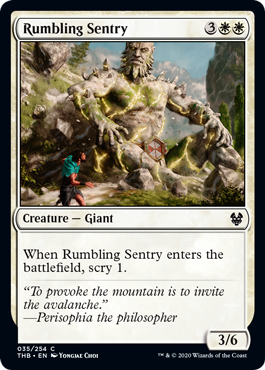 Theros Beyond Death 035/254 Rumbling Sentry