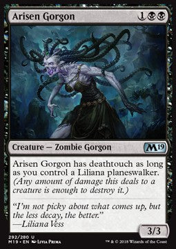 Core Set 2019 292/280 Arisen Gorgon (Planeswalker Deck Exclusive)