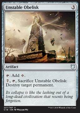 Commander 2018 227/307 Unstable Obelisk