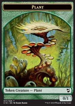 Beast 013/026 - Plant 017/026 Commander 2018 Token