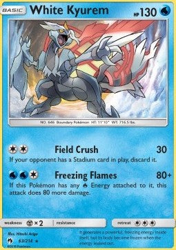 Lost Thunder 063/214 White Kyurem (Reverse Holo)